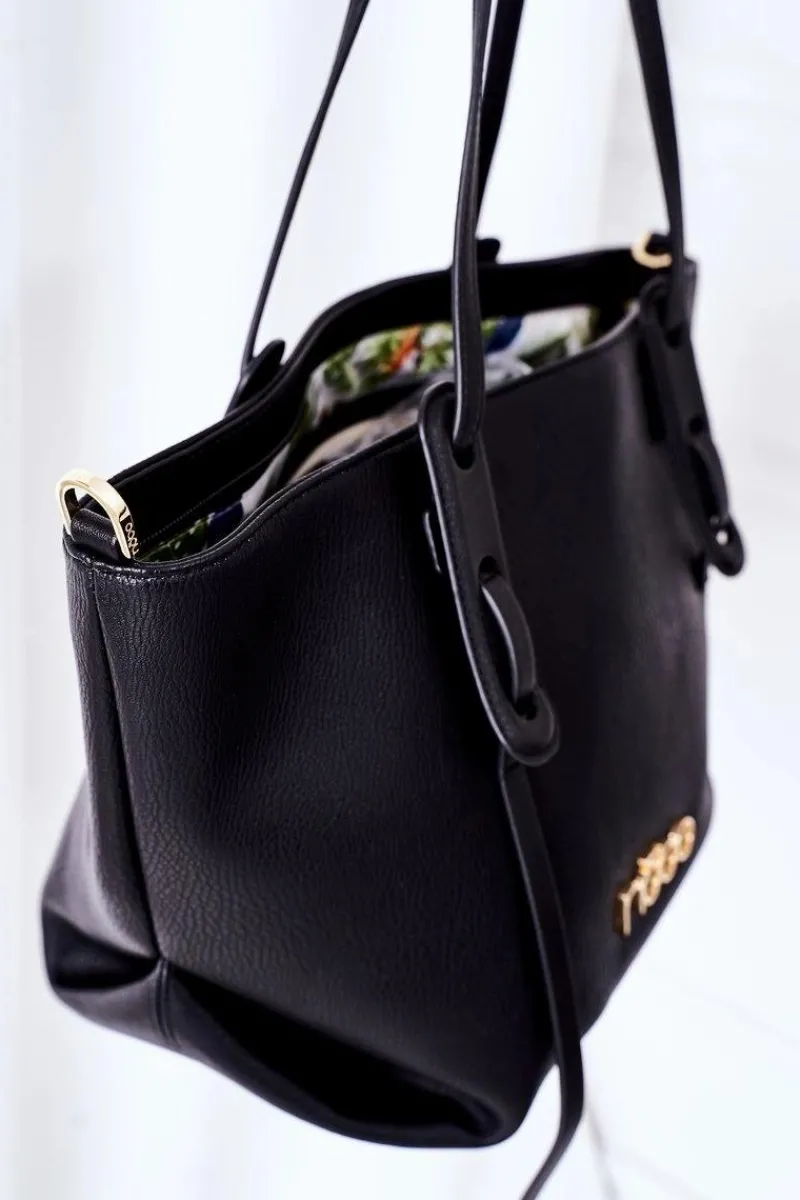 Sale Nobo Torebka Shopper Na Ramię K3180 Czarna