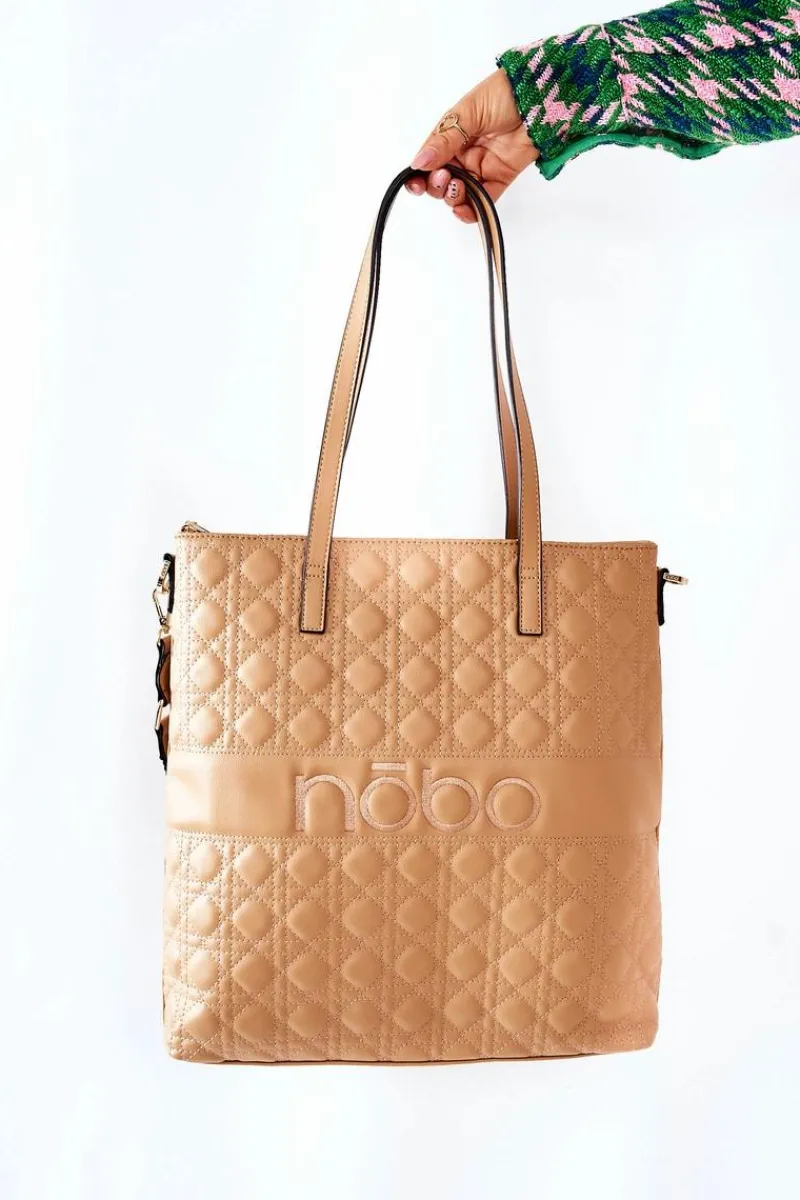 Torebki Nobo|Torebki Klasyczne>Nobo Torebka Shopper L0820 Beżowa