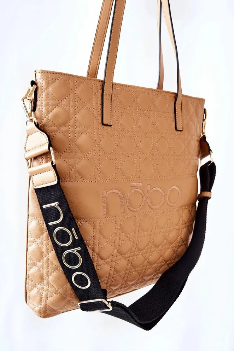 Torebki Nobo|Torebki Klasyczne>Nobo Torebka Shopper L0820 Beżowa