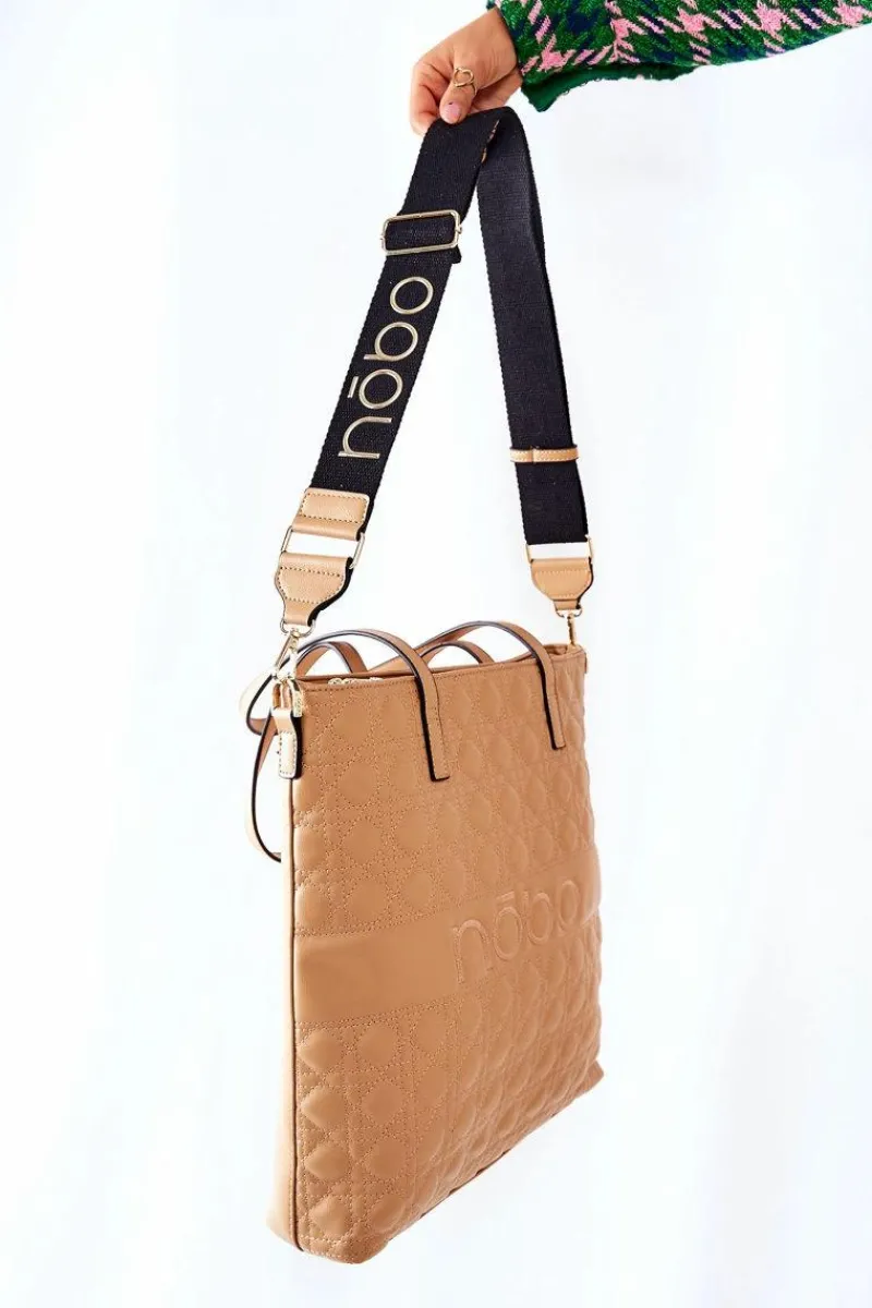 Torebki Nobo|Torebki Klasyczne>Nobo Torebka Shopper L0820 Beżowa