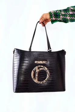 Torebka Shopper L0540 Czarna Torebki Nobo|Torebki Klasyczne