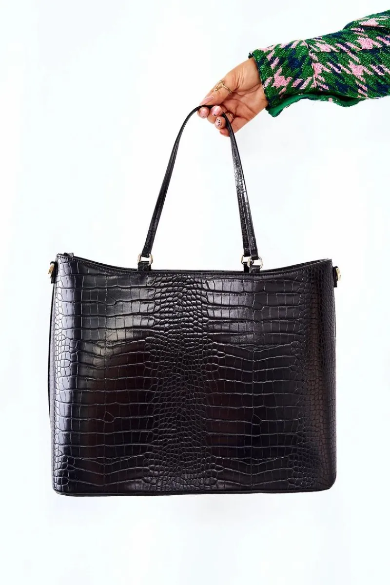 Torebka Shopper L0540 Czarna Torebki Nobo|Torebki Klasyczne