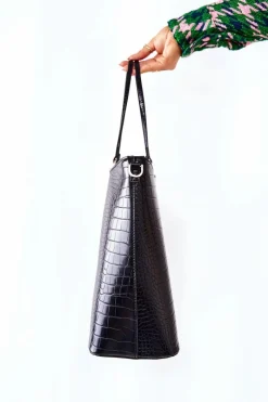 Torebka Shopper L0540 Czarna Torebki Nobo|Torebki Klasyczne