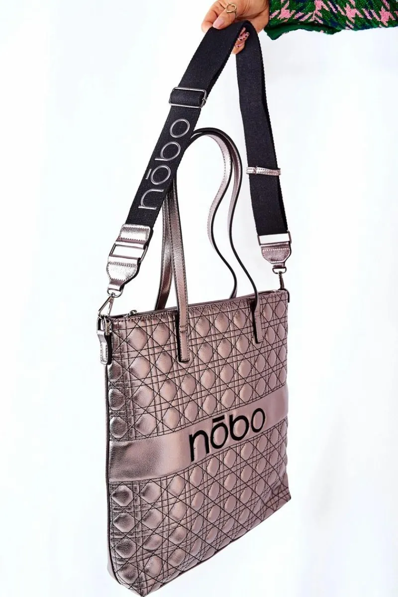 Best Torebka Shopper L0820 Srebrna Torebki Nobo|Torebki Klasyczne