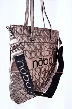 Best Torebka Shopper L0820 Srebrna Torebki Nobo|Torebki Klasyczne