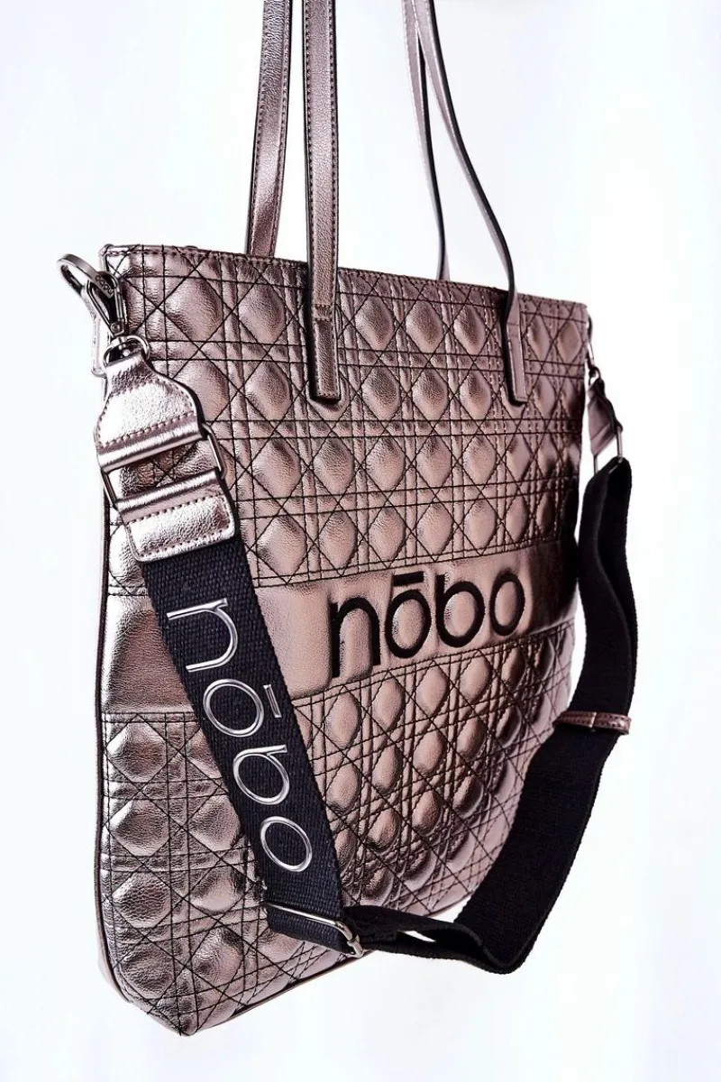 Best Torebka Shopper L0820 Srebrna Torebki Nobo|Torebki Klasyczne