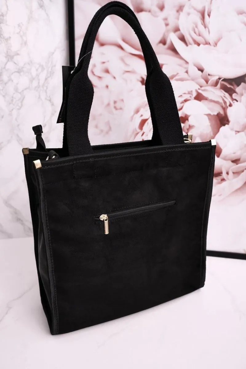 Torebki Klasyczne>Boto Torebka Shopper Z Odpinanym Paskiem LAURA BIAGGI Czarna