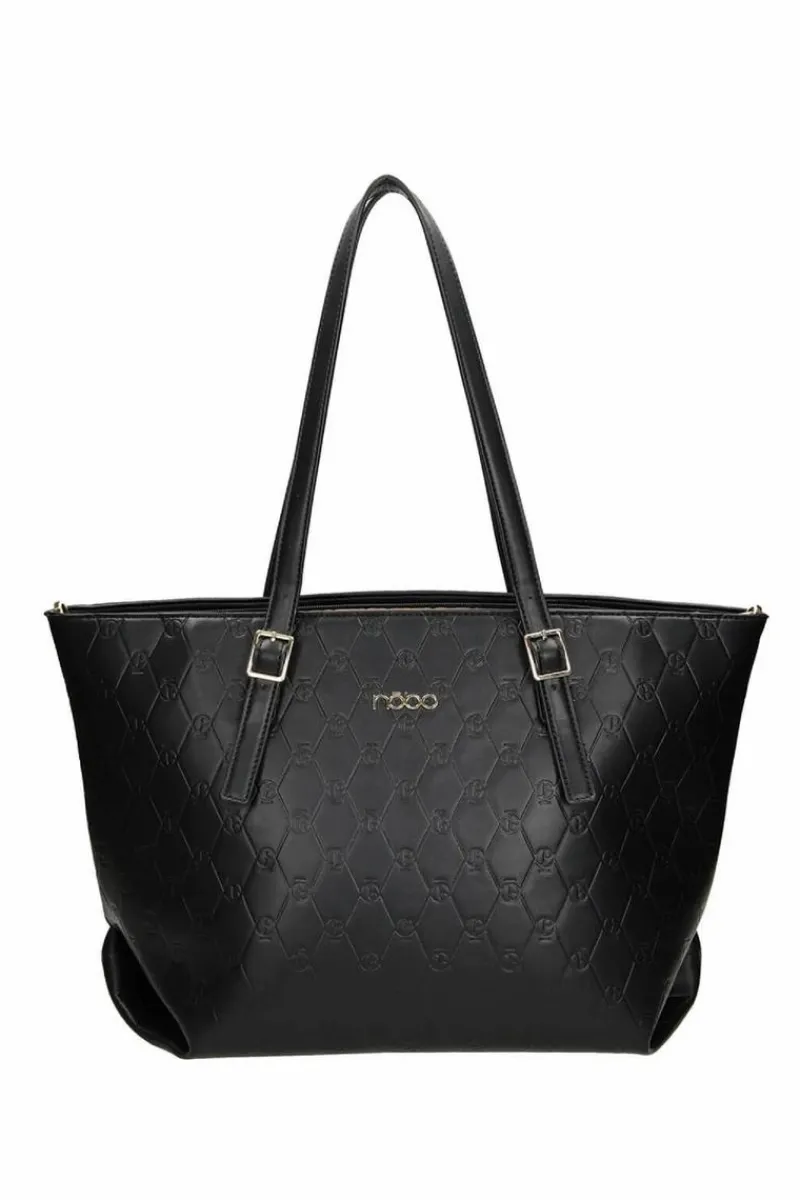 Hot Torebka Shopperka M0140-C020 Czarna Torebki Nobo|Torebki Klasyczne