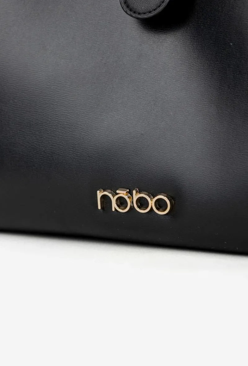 Torebki Nobo|Torebki Klasyczne>Nobo Torebka Shopperka Z Klamrą BAG6010-020 Czarna Czarny