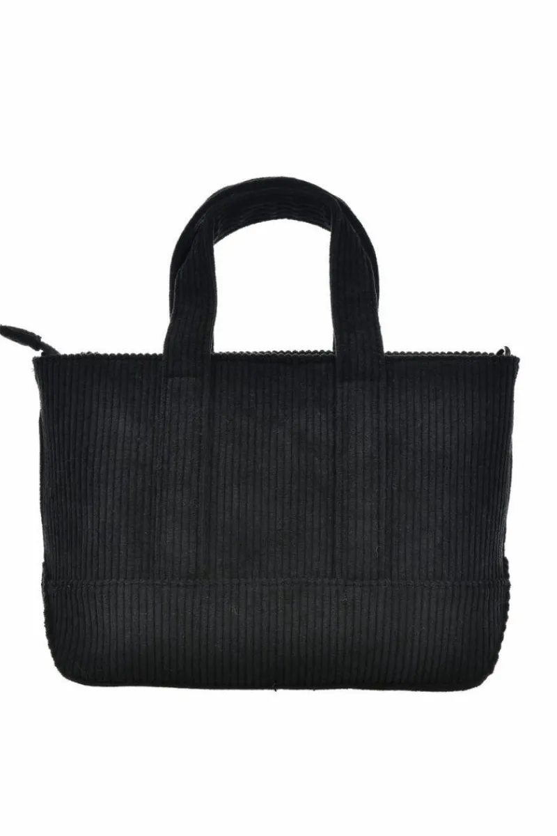 Torebki Klasyczne>Big Star Shoes Torebka Sztruksowa Big Star OO574038 Czarna