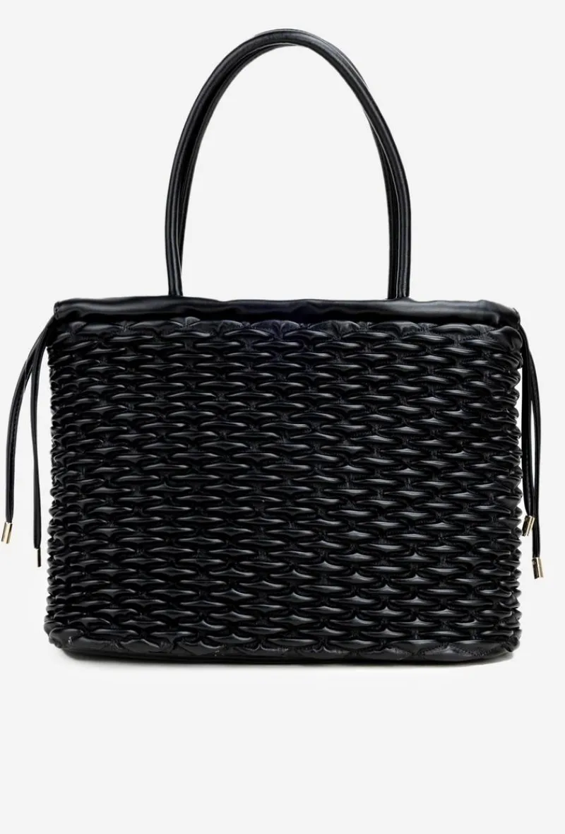 Hot Torebka Typu Shopper BAG5940-020 Czarna Torebki Nobo|Torebki Klasyczne