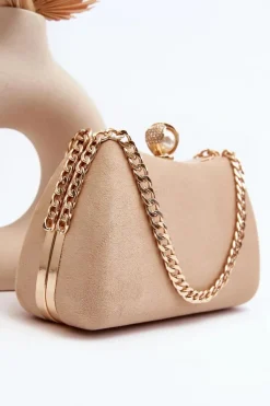 Online Torebka Wizytowa Kopertówka Nadrei Khaki Torebki Kuferki|Kopertówki