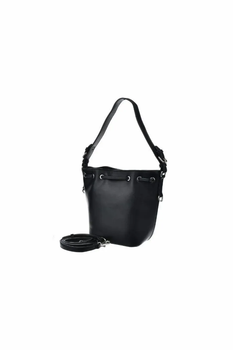 Outlet Torebka Worek Damska Big Star NN574135 Czarna Torebki Klasyczne