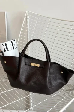 New Torebka Z Naturalnej Skóry Czekoladowa Fiorenza Torebki Klasyczne