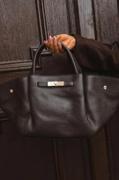 New Torebka Z Naturalnej Skóry Czekoladowa Fiorenza Torebki Klasyczne