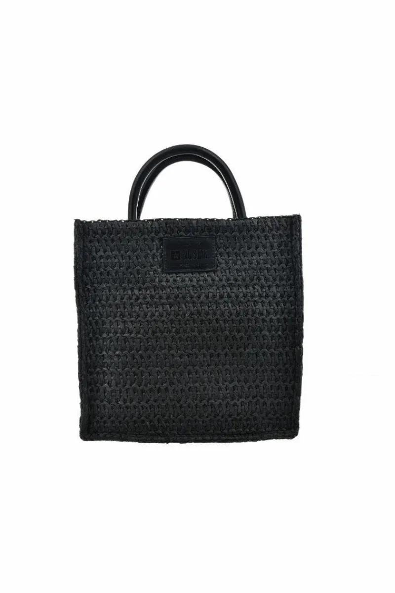 Torebki Klasyczne>Big Star Shoes Torebka Z Plecionką Big Star NN574114 Czarna Czarny