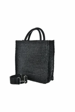 Torebki Klasyczne>Big Star Shoes Torebka Z Plecionką Big Star NN574114 Czarna Czarny