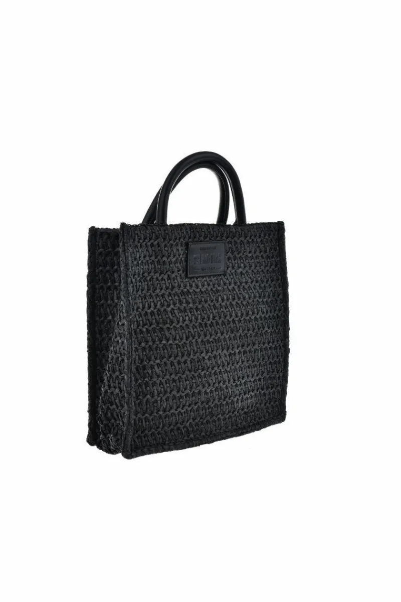 Torebki Klasyczne>Big Star Shoes Torebka Z Plecionką Big Star NN574114 Czarna Czarny