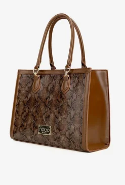 Torebki Nobo|Torebki Klasyczne>Nobo Torebka Zwierzęcy Wzór BAG6150-M17 Brązowa Brązowy