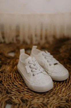 Big Star Shoes Trampki Ażurowe Big Star JJ374020 Białe