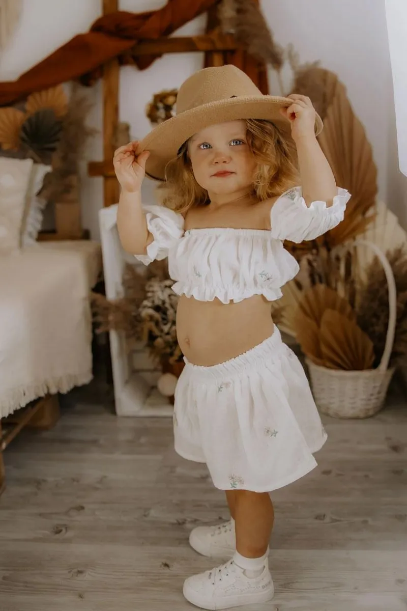 Big Star Shoes Trampki Ażurowe Big Star JJ374020 Białe