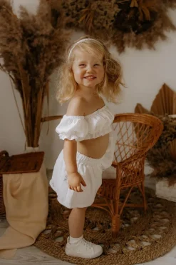 Big Star Shoes Trampki Ażurowe Big Star JJ374020 Białe