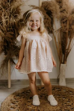 Outlet Trampki Ażurowe Big Star JJ374134 Białe Dzieci Dziewczęce