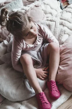 Sale Big Star Shoes Trampki Ażurowe Big Star JJ374131 Różowe