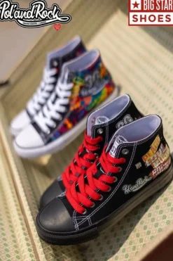 Discount Trampki damskie - 30. Pol 'and'Rock x Big Star OO274A701 Męskie Trampki Męskie Big Star|Trampki Wysokie