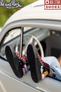 Discount Trampki damskie - 30. Pol 'and'Rock x Big Star OO274A701 Męskie Trampki Męskie Big Star|Trampki Wysokie