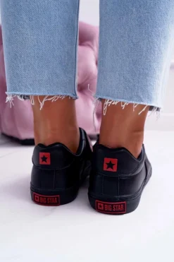 Clearance Trampki Damskie Big Star Czarne EE274037 Damskie Trampki Damskie Big Star|Trampki Damskie Niskie