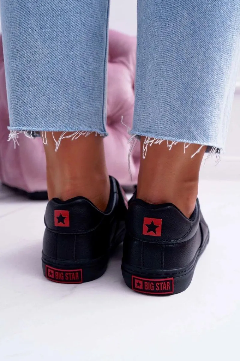 Clearance Trampki Damskie Big Star Czarne EE274037 Damskie Trampki Damskie Big Star|Trampki Damskie Niskie