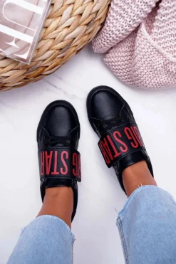 Clearance Trampki Damskie Big Star Czarne EE274037 Damskie Trampki Damskie Big Star|Trampki Damskie Niskie