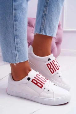 Trampki Damskie Big Star|Trampki Damskie Niskie>Big Star Shoes Trampki Damskie Big Star Białe EE274039