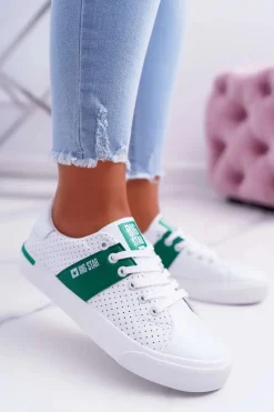 Hot Trampki Damskie Big Star Białe EE274336 Damskie Trampki Damskie Big Star|Trampki Damskie Niskie