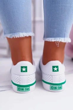 Hot Trampki Damskie Big Star Białe EE274336 Damskie Trampki Damskie Big Star|Trampki Damskie Niskie