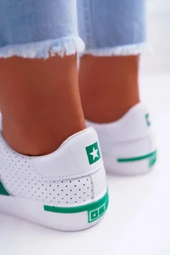 Hot Trampki Damskie Big Star Białe EE274336 Damskie Trampki Damskie Big Star|Trampki Damskie Niskie