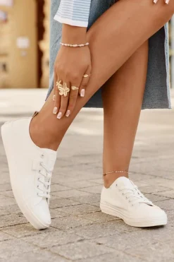 Best Trampki Damskie Big Star RR274730 Białe Damskie Trampki Damskie Big Star|Trampki Damskie Niskie