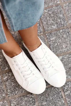 Best Trampki Damskie Big Star RR274730 Białe Damskie Trampki Damskie Big Star|Trampki Damskie Niskie