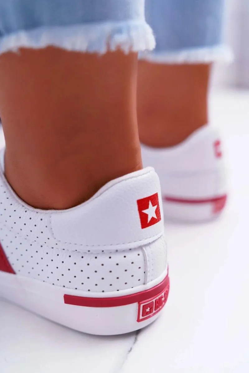 Trampki Damskie Big Star|Trampki Damskie Niskie>Big Star Shoes Trampki Damskie Big Star Białe EE274337
