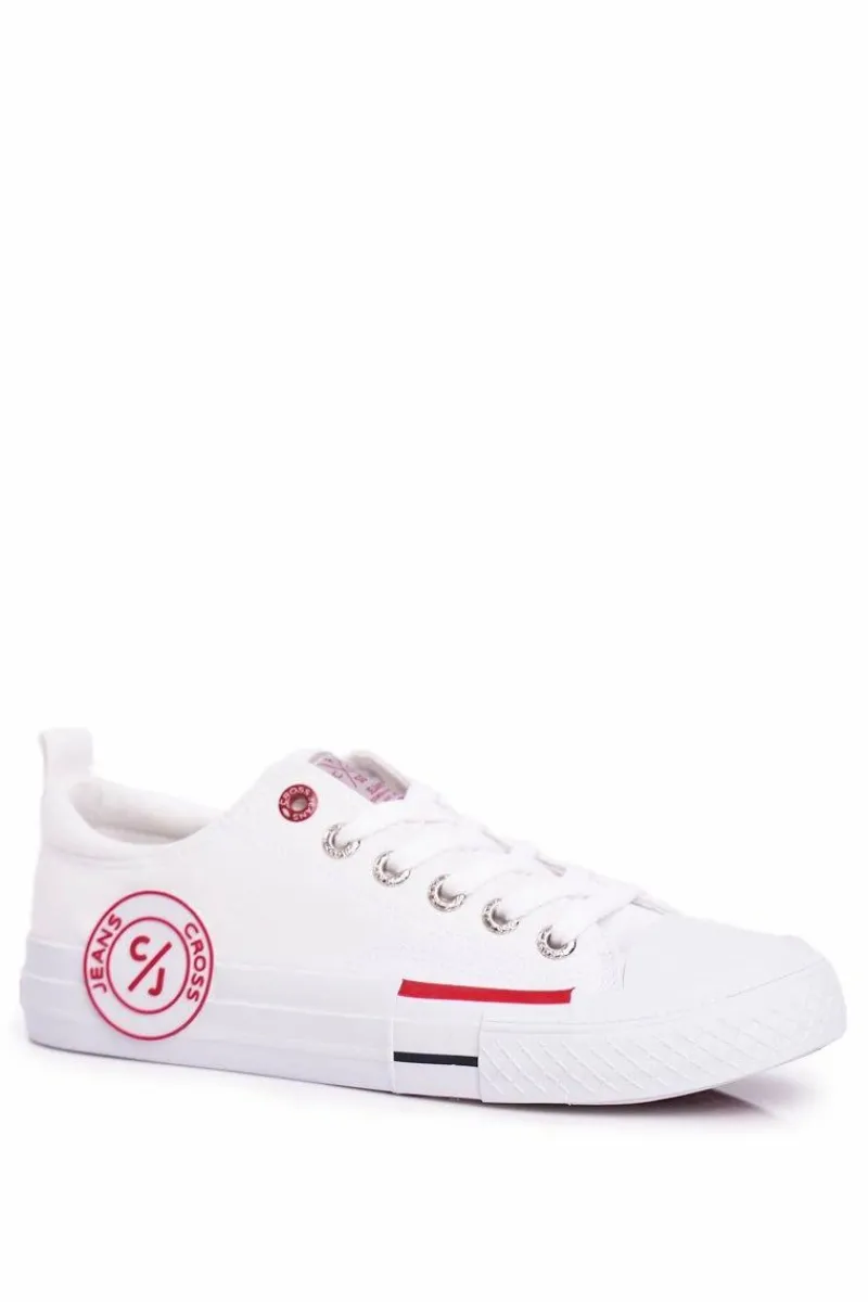 Outlet Cross Jeans Trampki Damskie Białe FF2R4072C