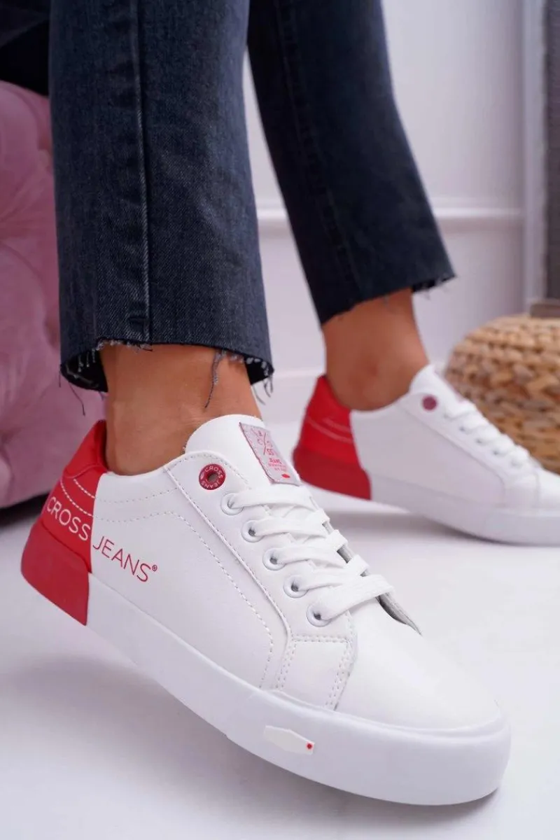 Hot Cross Jeans Trampki Damskie Białe EE2R4016C