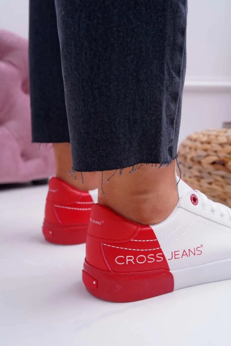 Hot Cross Jeans Trampki Damskie Białe EE2R4016C