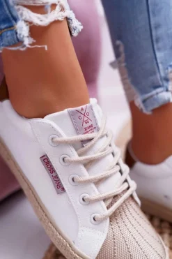 Best Trampki Damskie Białe DD2R4095 Damskie Trampki Damskie Niskie