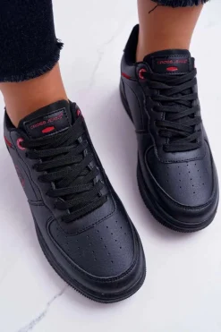 Trampki Damskie Cross Jeans></noscript>Cross Jeans Trampki Damskie Czarne EE2R4144C