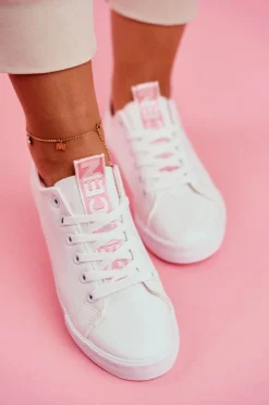 Best Trampki Damskie Klasyczne Różowe Ville Damskie Trampki Damskie Niskie