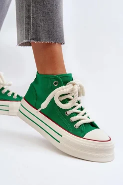 Trampki Damskie Wysokie><noscript><img width=