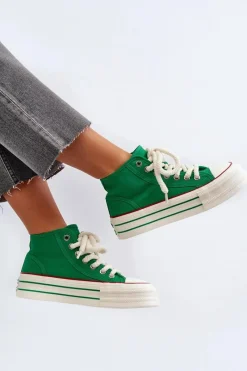 Trampki Damskie Wysokie><noscript><img width=