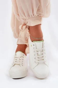 Trampki Damskie Big Star|Trampki Damskie Niskie>Big Star Shoes Trampki Damskie Na Platformie Z Eko Skóry Big Star RR274A295 Białe Biały