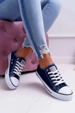 Best Boto Trampki Damskie Niskie Smith's Granatowe